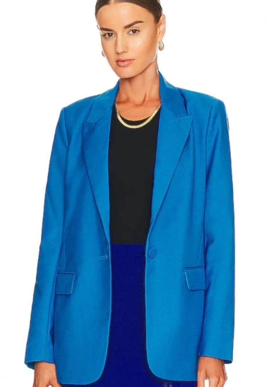 Bardot x REVOLVE Sandie Blazer in Cobalt Blue Size Large
